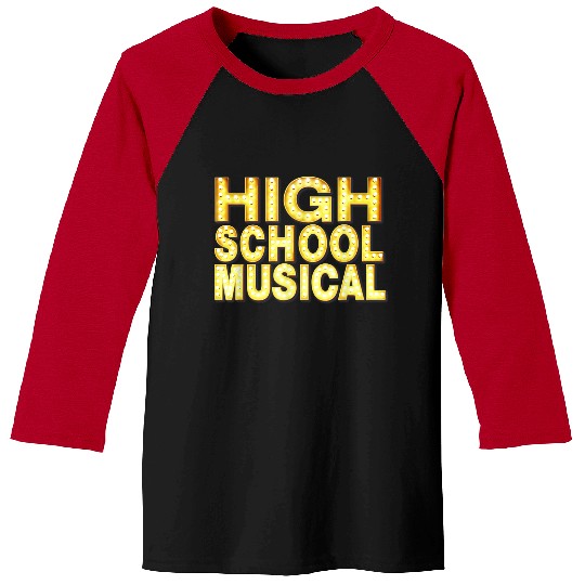 Disneyss Channel  High School Musical Movie Logo Baseball Tees
