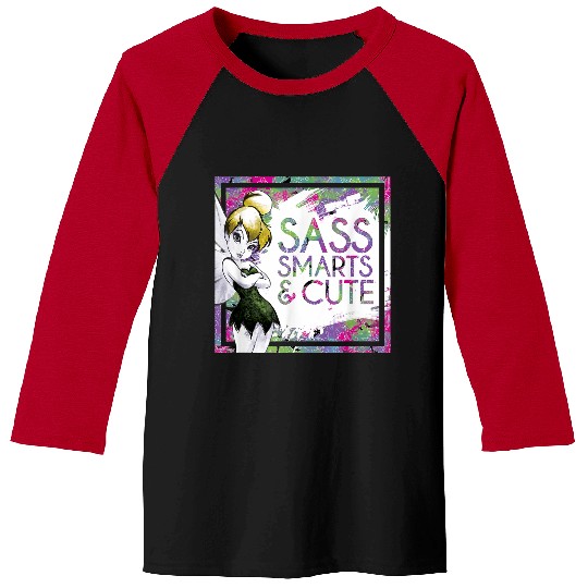 Disneyss Peter Pan Tinkerbell Sass Smart Cute Tropical Baseball Tees