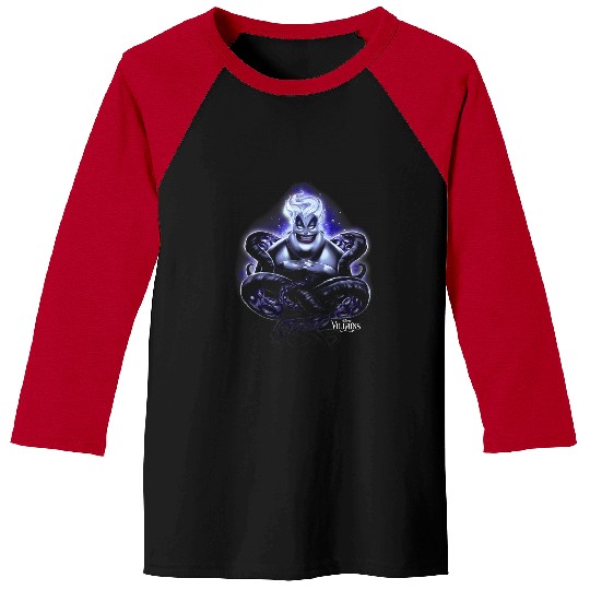 Disney Villains Ursula Dark Portrait Baseball Tees