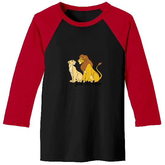 Disney The Lion King Simba Nala Feel The Love Lo Baseball Tees