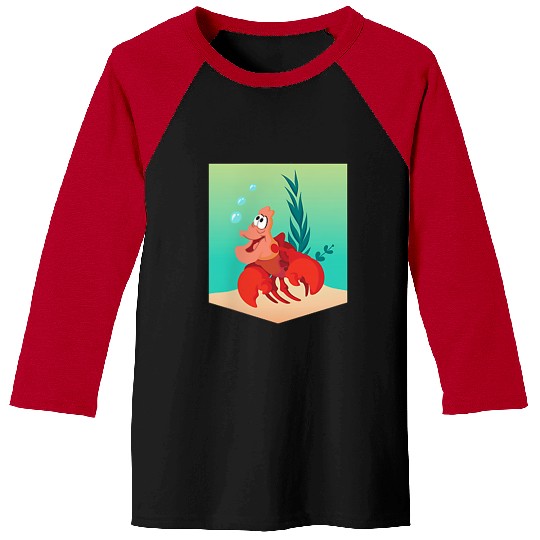 Disneyss The Little Mermaid Sebastian Under The Sea Baseball Tees