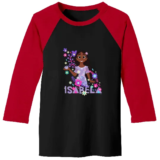 Disney Encanto Isabela Madrigal Floral Baseball Tees
