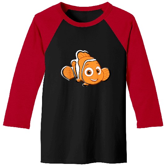 Disneyss Finding Dory Nemo Character Portrait Graphic Baseball Tees