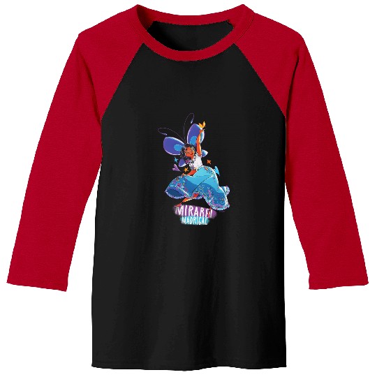 Disney Encanto Mirabel Colorful Vibes Butterfly Dance Baseball Tees