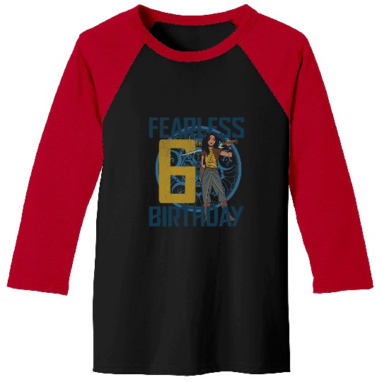 Disney Raya And The Last Dragon Raya Fearless 6th Birthday Baseball Tees