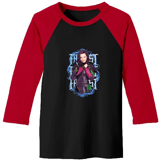 Disney Descendants Mal Fairest Stacked Baseball Tees