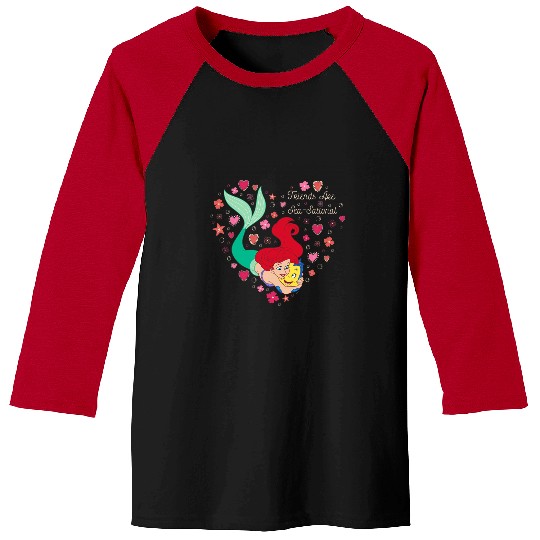 Disney The Little Mermaid Friends Are Sea-Sational Valentine Baseball Tees