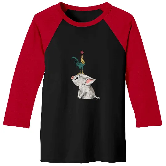 Disney Moana Hei Hei Standing Head Graphic Baseball Tees