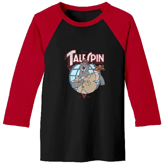 Disney TaleSpin Baloo Logo Baseball Tees