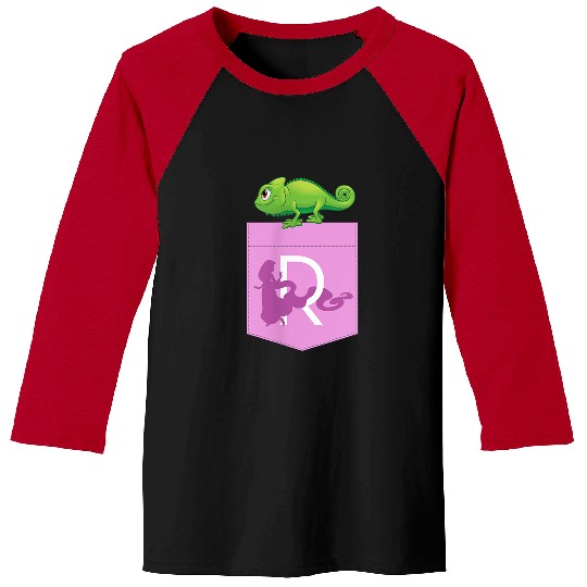 Disneyss Princess Rapunzel And Pascal Baseball Tees