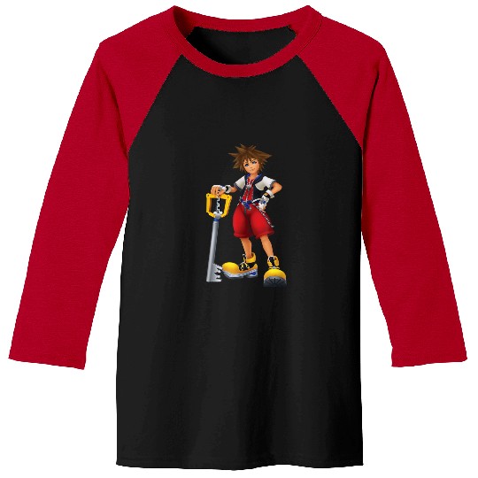 Disneyss Kingdom Hearts Sora Key Blade Baseball Tees