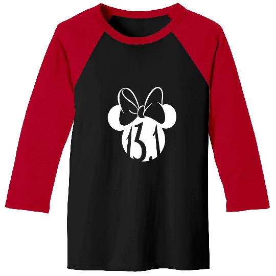 Disney Mickey And Friends Minnie Mouse Half Marathon 13.1 Baseball Tees