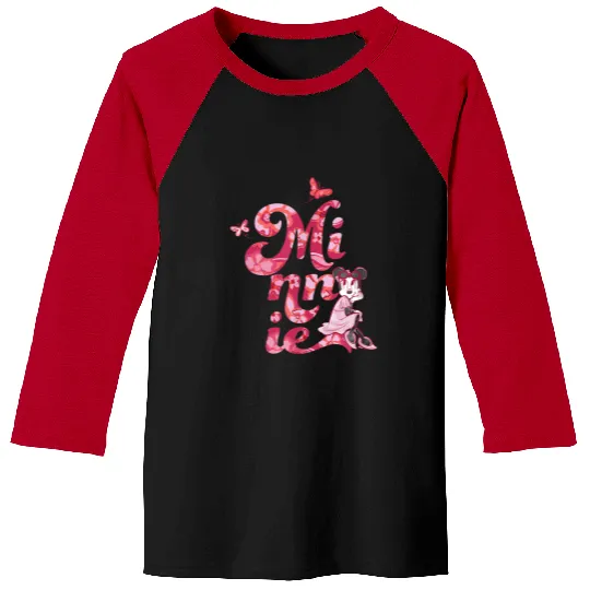 Disneyss Minnie Mouse Breast Cancer Awareness Month Doodle Baseball Tees