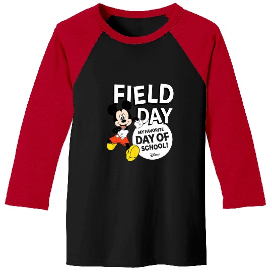 Disney - Field Day My Favourite Day of School! Baseball Tees