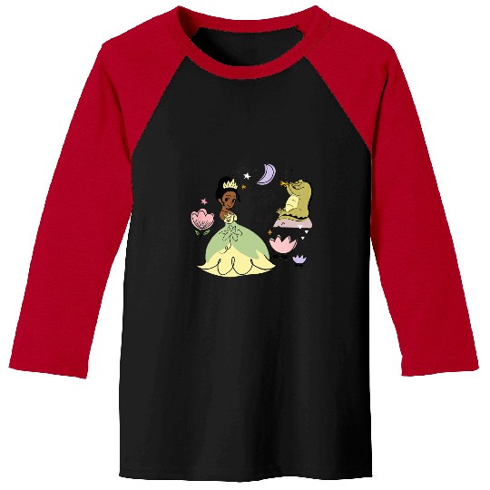 Disney The Princess And The Frog Tiana Jazz It Up Floral Baseball Tees