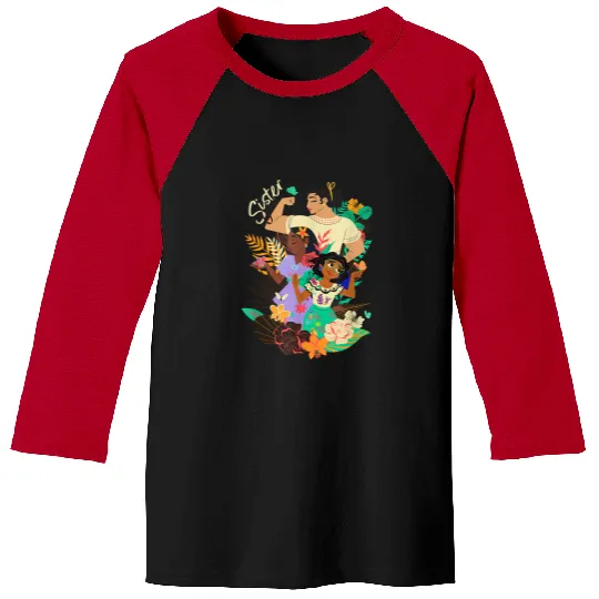 Disneyss Encanto Sister Goals Mirabel Luisa Isabela Floral Baseball Tees