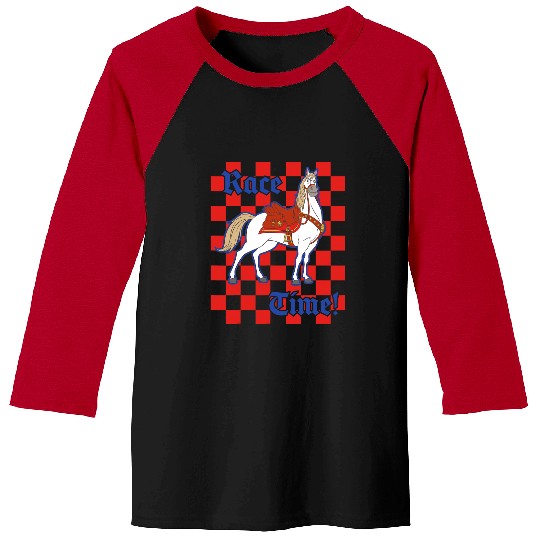 Disney Tangled Maximus Horse Race Time! Baseball Tees