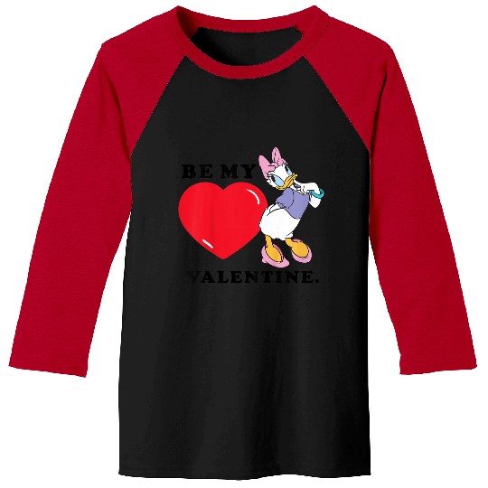 Disneyss Be My Valentine Daisy Duck Baseball Tees