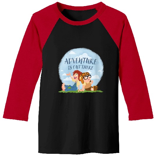 Disneyss Pixars Up Carl Ellie Adventure Is Out There Baseball Tees