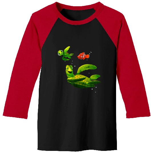 Disneyss Pixars Finding Nemo Cool Duuuudes Big Chest Poster Baseball Tees