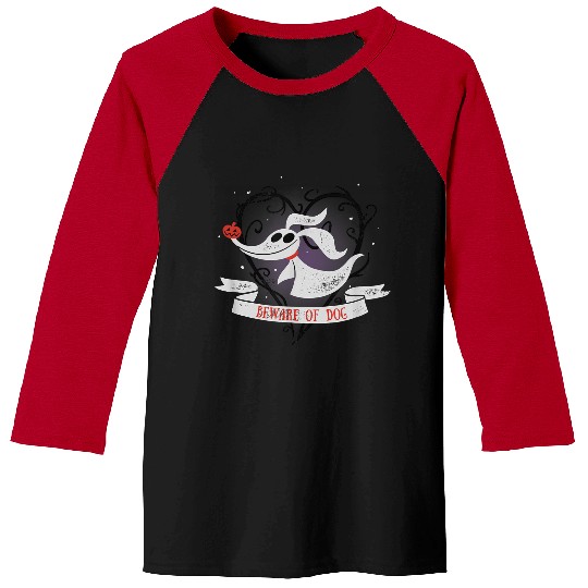 Disneyss The Nightmare Before Christmas Zero Beware Of Dog Baseball Tees