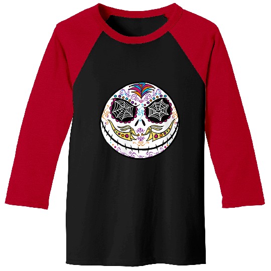 Disneyss The Nightmare Before Christmas Jack Sugar Skull Baseball Tees