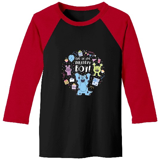 Disney and Pixars Monsters Inc. Dad of the Birthday Boy Baseball Tees