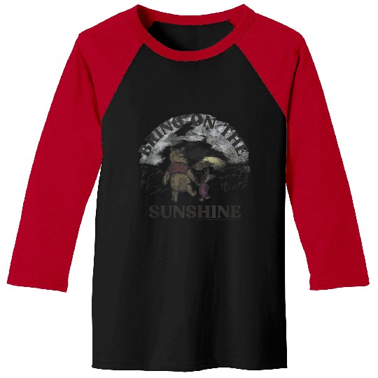 Disneyss Winnie The Pooh Piglet And Pooh Bring On The Sunshine Baseball Tees
