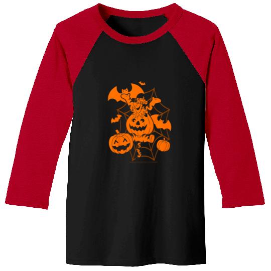 Disneyss Winnie The Pooh Halloween Tigger Spooky Spiderweb Baseball Tees