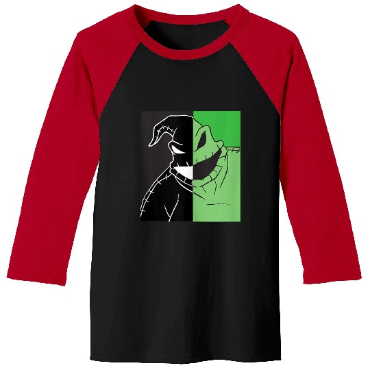 Disneyss The Nightmare Before Christmas Oogie Boogie Split Baseball Tees