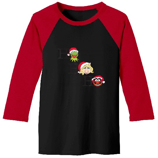 Disneyss Muppets Kermit Miss Piggy And Animal Holiday Baseball Tees