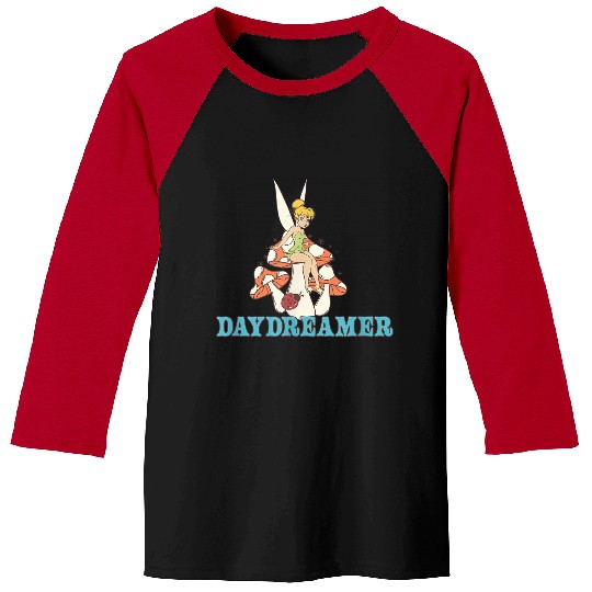 Disneyss Peter Pan Tinker Bell Daydreamer Mushrooms Poster Baseball Tees