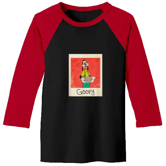 Discover Disney Goofy Hi Son Polaroid Baseball Tees