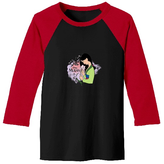 Disney Princess Mulan Cherry Blossoms Baseball Tees