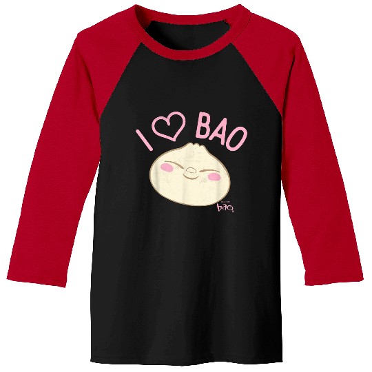 Disneyss Pixars Bao I Heart Bao Smiling Dumpling Vintages Baseball Tees