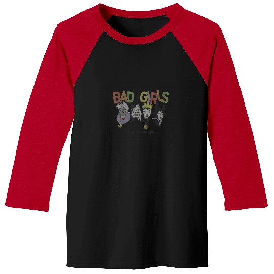 Discover Disney Princess Villains Bad Girls Have More Fun Baseball Tees