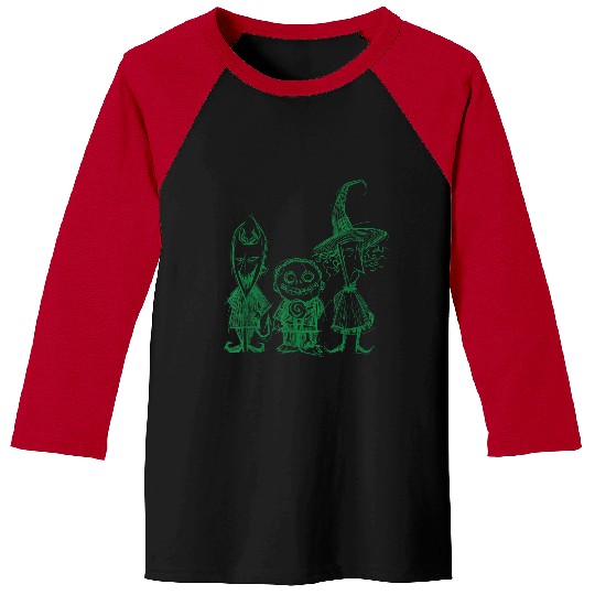 Discover Disney The Nightmare Before Christmas 2024 Boogies Trio 2-sided Baseball Tees