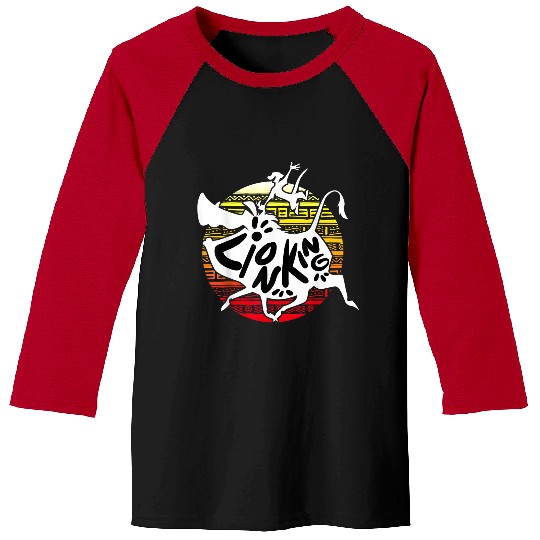 Disneyss Lion King Timon Pumbaa Pattern Silhouette Baseball Tees