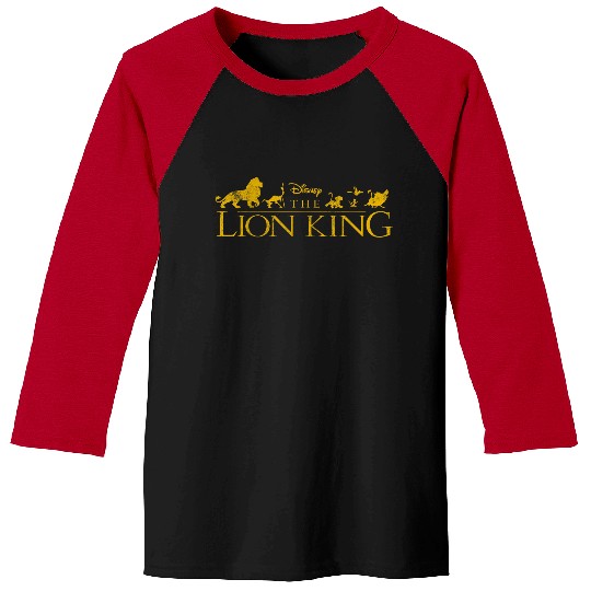 Discover Disneyss Lion King Group shots Movie Title Graphic Baseball Tees