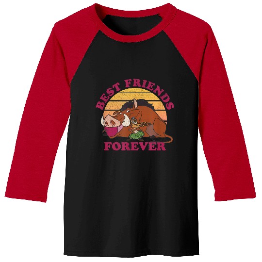 Disneyss Lion King Timon Pumbaa Luau Best Friends Forever Baseball Tees
