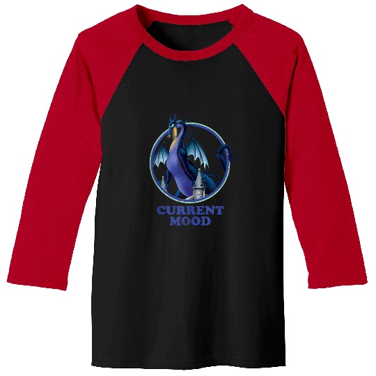 Disneyss Sleeping Beauty Maleficent Dragon Current Mood Baseball Tees