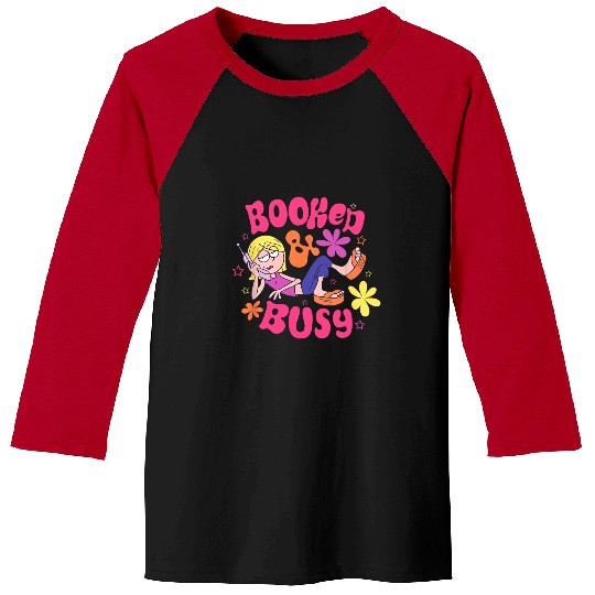 Discover Disney Lizzy McGuire Cool Lizzie Boked & Busy Big Chest Logo Baseball Tees