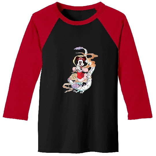 Discover Disneyss Minnie Mouse 2024 Lunar New Year Of The Dragon Clouds Baseball Tees