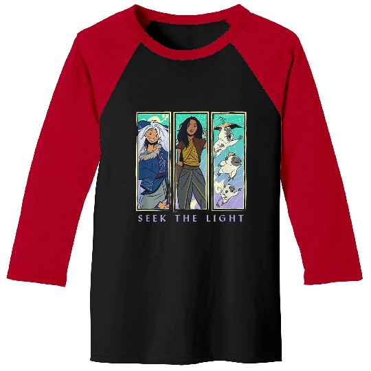 Disneyss Raya And The Last Dragon Seek The Light Panels Baseball Tees