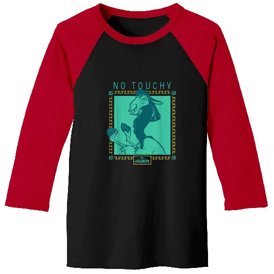 Disneyss The Emperors New Groove Llama No Touchy Baseball Tees