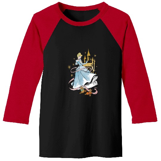 Discover Disney Princess Cinde Collage Baseball Tees