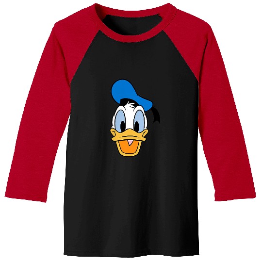 Discover Disney Mickey And Friends Donald Duck Face Small Pocket Logo Baseball Tees