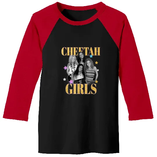 Disney The Cheetah Girls Main Cast Group Shot Baseball Tees