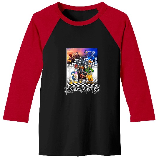 Disneyss Kingdom Hearts Throne Baseball Tees
