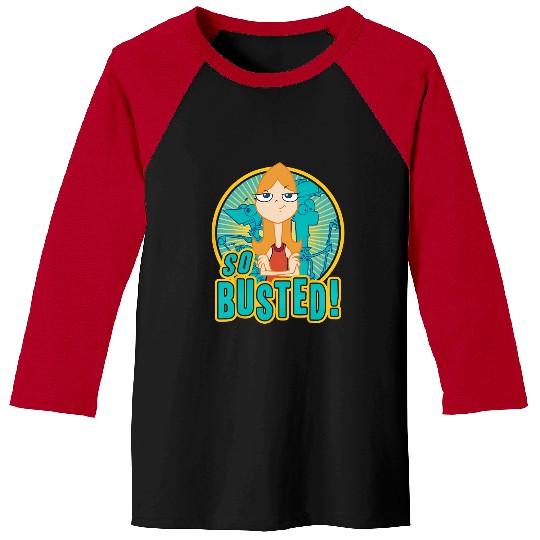 Discover Disney Phineas And Ferb So Busted Poster Baseball Tees